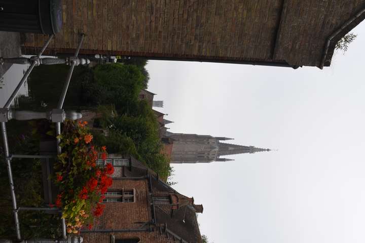 Ett gathörn i Brugge