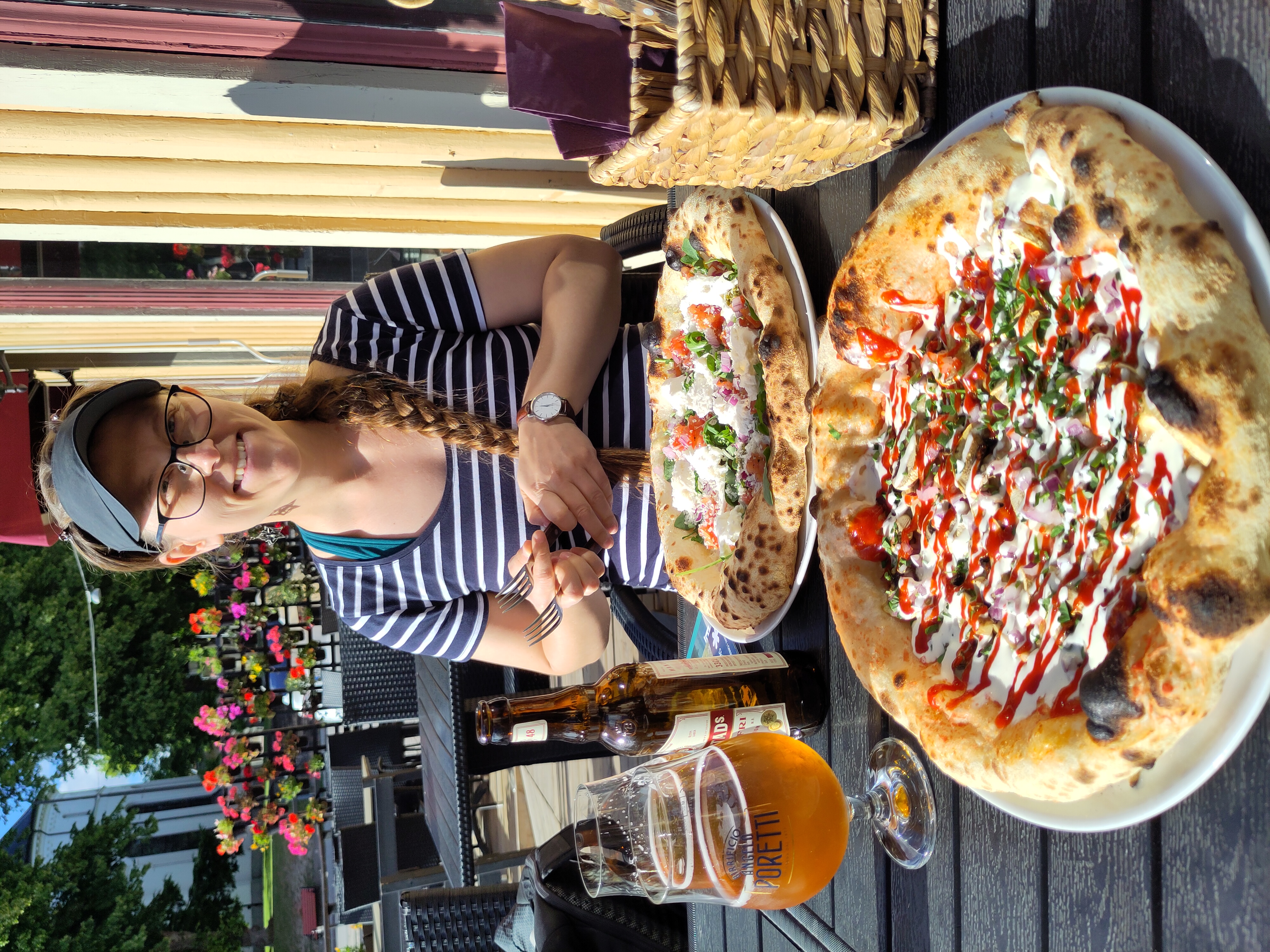 Pizza på resturang